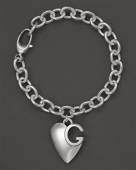 gucci charm bracelet|gucci sterling silver charm bracelet.